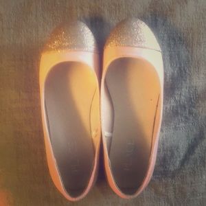 Pink flats